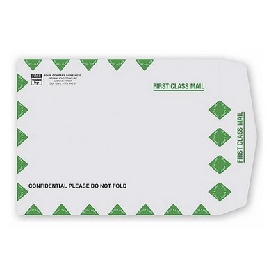 Mailing Envelopes - First Class Mail, Gray Kraft (Open Top)