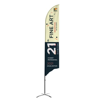 Flex Banner™ G7 Feather Flag Only, Double-Sided 11'H