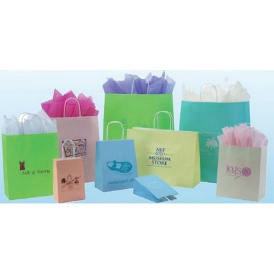 Matte Tint on White Kraft Paper Shopping Bag (16x6x19.25)