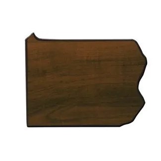 Pennsylvania State Shaped Plaque (11"x14")