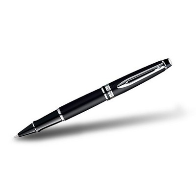 Waterman® Expert Matte Black W/ Chrome Trim Rollerball Pen