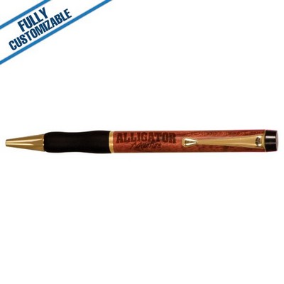 Wide Rosewood Pen w/Gripper