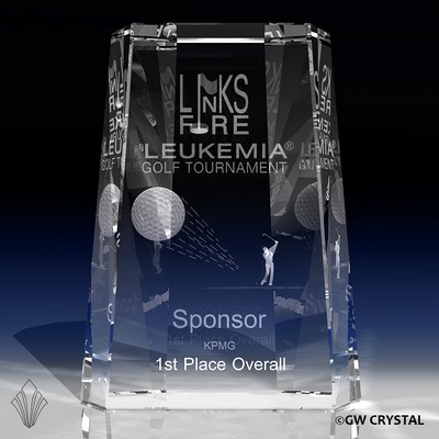 Denali Crystal Award (6" x 4" x 3 1/8")