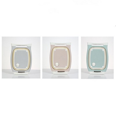 Collapsible Cutting Board with Colander & Basket