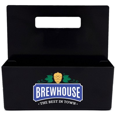 Black Plastic Table Caddy