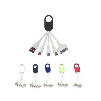 4" 1 Multiple Adapter Charging Cable