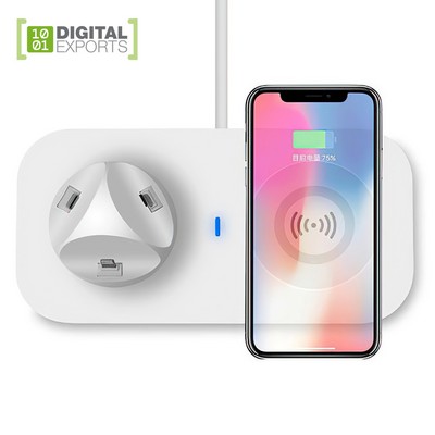 4" 1 Wireless Charger Supports Fast Charging And Can Be Customized In A Variety Of Colors