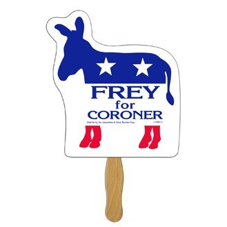 Donkey Hand Fan Full Color (1 Side only)