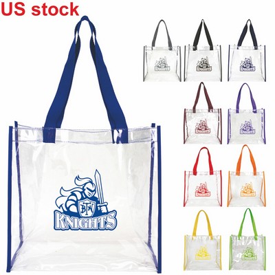 Clear Stadium Open Tote Bag