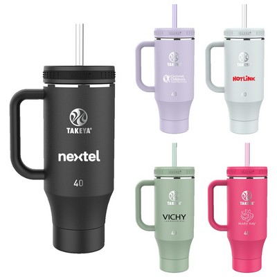 Takeya® 40 oz. Straw Tumbler with Handle