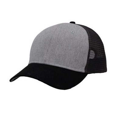 Sportsman™ Chino Twill Mesh Back Trucker Cap (Embroidered)