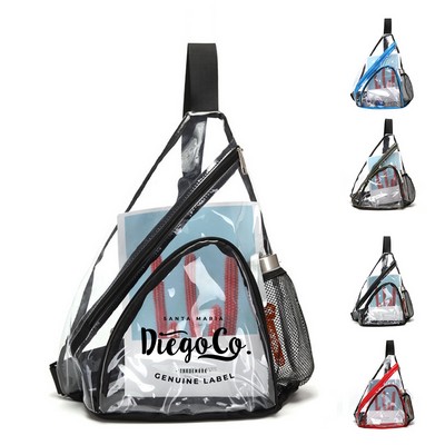 Clear Pvc Sling Bag