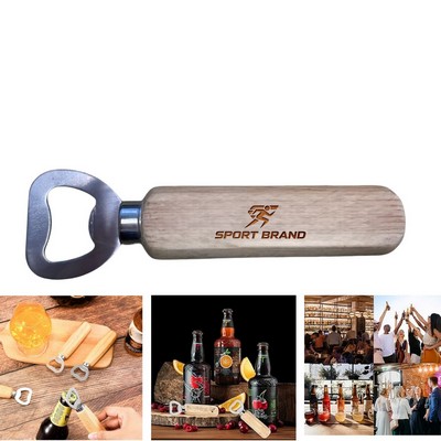 Wood Handheld Bottle Opener