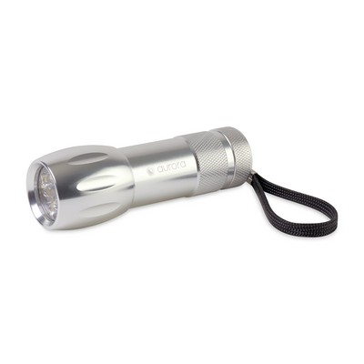 Mini LED Aluminum Flashlight - Silver