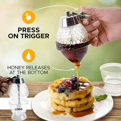 8 Oz. Down Flow Honey Or Syrup Bottle Dispenser
