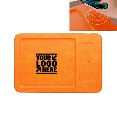 Leather Charging Protector Mouse Pad