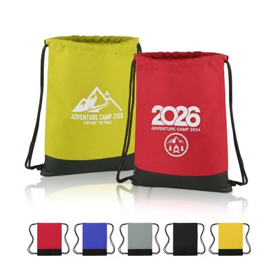 Deluxe Waterproof Drawstring Gym Bag