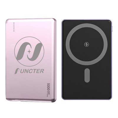5000mAh Ultra Thin Magnetic Wireless Power Bank