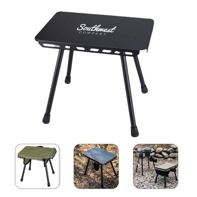 Outdoor Tactical Stool with Folding Legs