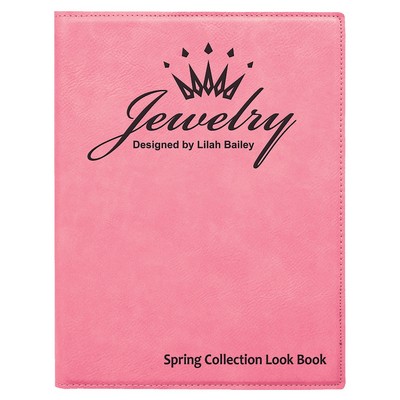 Leatherette Portfolio with Notepad