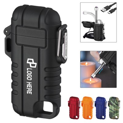 Waterproof Chargable Lighter W/ Led Light