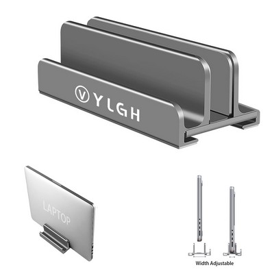 2 In 1 Adjustable Desk Laptop Storage Stand