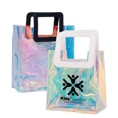 Customizable Holographic PVC Tote Bag
