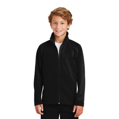 Sport-Tek Youth Tricot Track Jacket