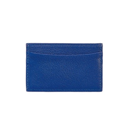 Goatskin Leather Slim Design Card Case