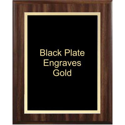 Cherry Plaque 5" x 7" - Black/Gold 4" x 6" Simplicity Plate