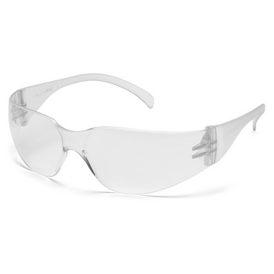 Intruder Safety Glasses, Clear Frame with Clear-Hardcoated Anti-fog Lens
