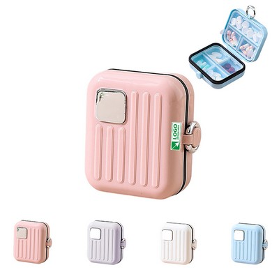 7 Compartment Small Portable Pill Case
