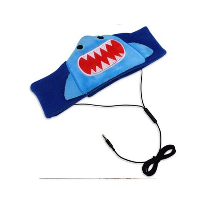 Contixo H1 Adjustable Fleece Headband Headphones Shark