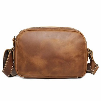 Soren Vintage Leather Crossbody Bag Sling (9.8" x 7.1" x 2.8")