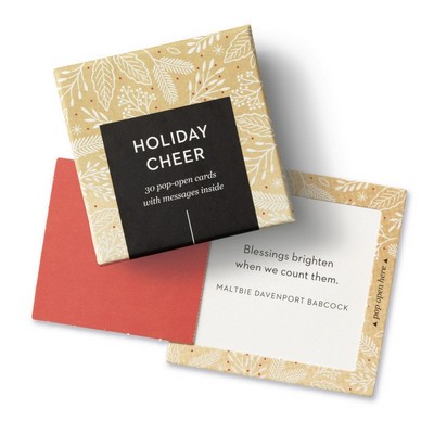 ThoughtFulls: Holiday Cheer (30 Pop-Open Cards with Messages Inside)