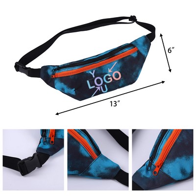 Sporty Water-Resistant Waist Bag