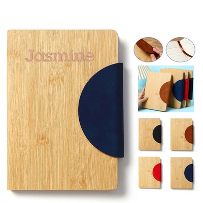 A5 Eco-Friendly Bamboo Hardcover Notebook