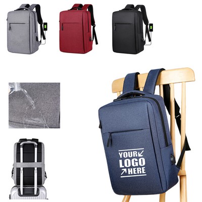 Laptop Backpack With USB Charging Port