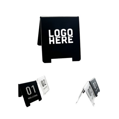 Table Numbers Sign