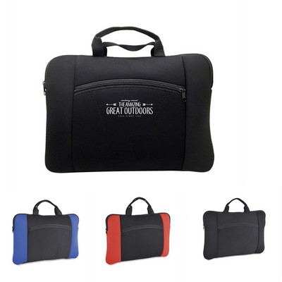 Zippered Neoprene Laptop Sleeve Bag