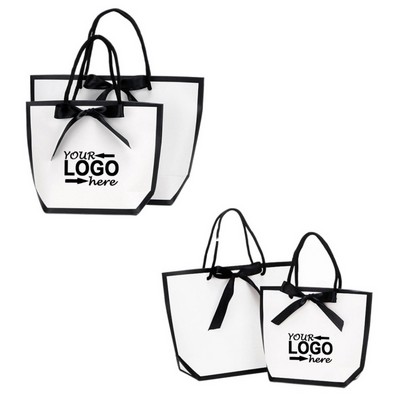 Gift Wrap Tote Bag With Bow For Clothing Store
