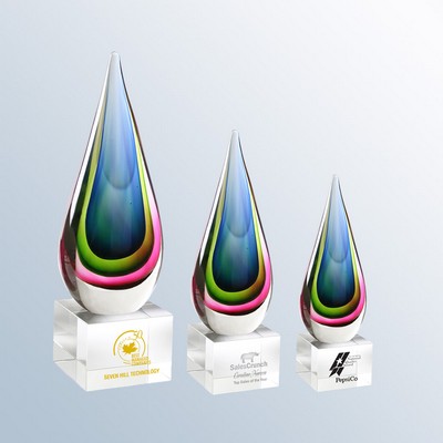 Elysian Blue/Green Art Glass Award