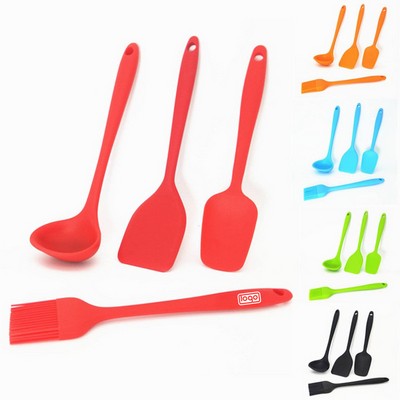 4pcs Silicone Cooking Utensil Set