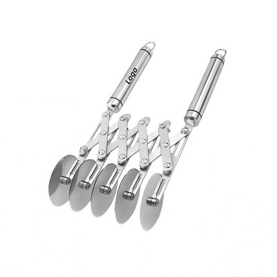 Stainless Steel Multi Wheel Cutter for Pastries and Dough