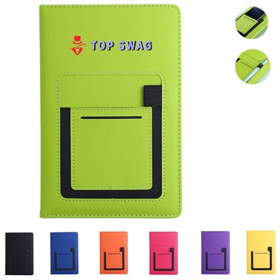 Notebook with Front Phone Pockets