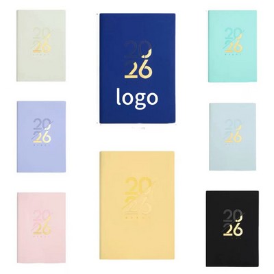 Softcover A5 Daily Planner Calendar Notebook
