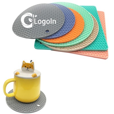 Silicone Trivets Mat Multipurpose Coaster Non Slip Pot Holder