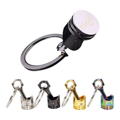 Mini Engine Piston Model Keychain
