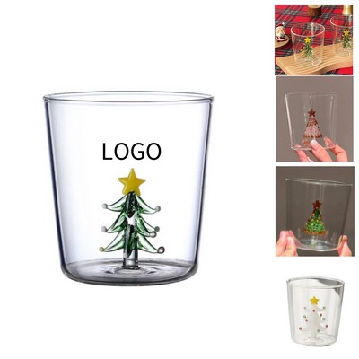 3D Christmas Tree Design Single-Layer Cup