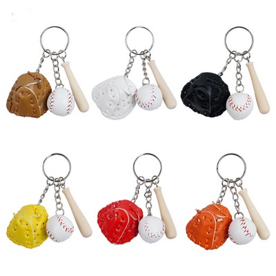 Baseball Keychain Multi-Tool Set